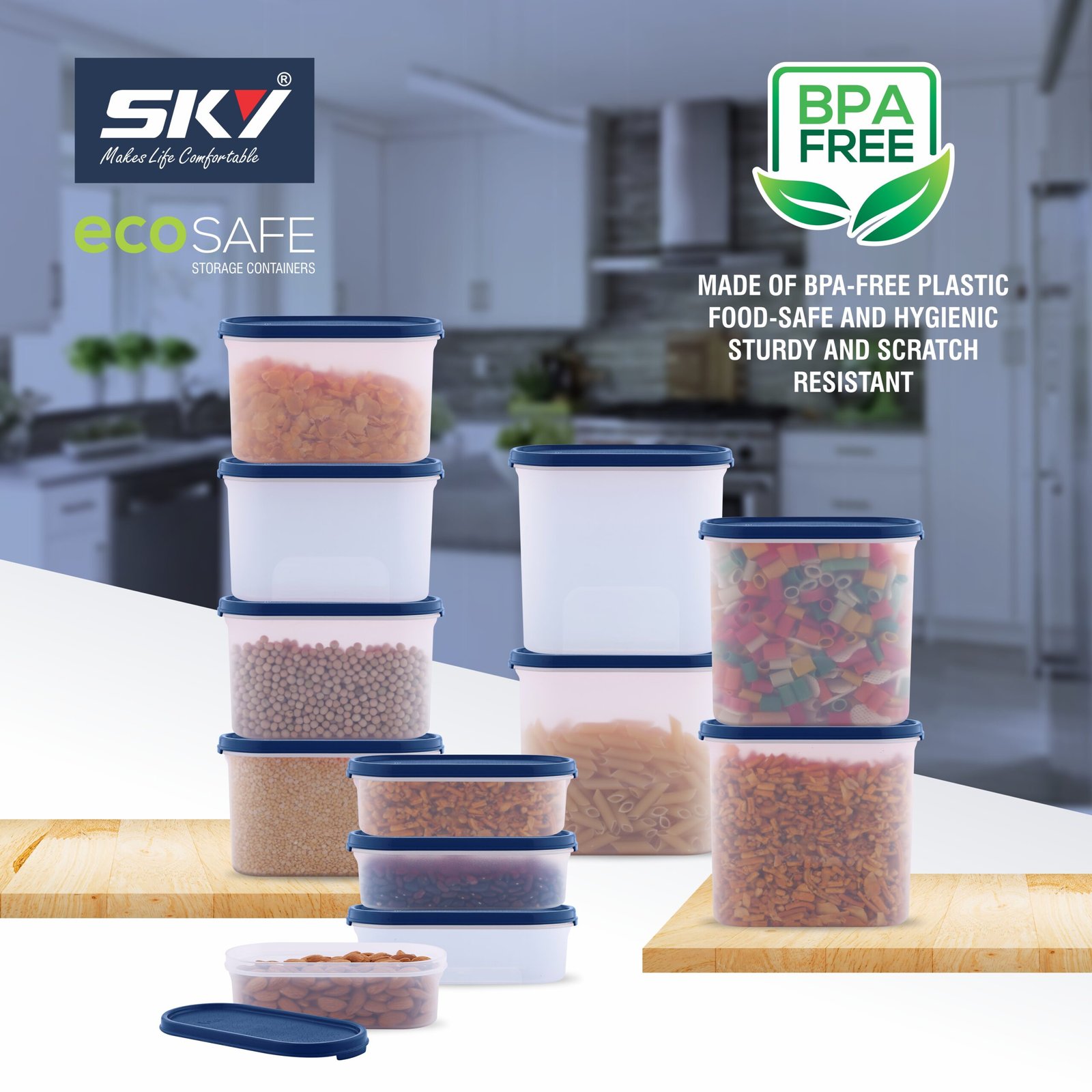 006 SKY OVAL CONTAINER 600-1200-1800 12 PCS SET IMAGES - 3