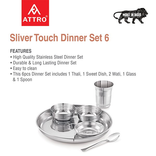 Sliver Touch Dinner Set 6 - 2